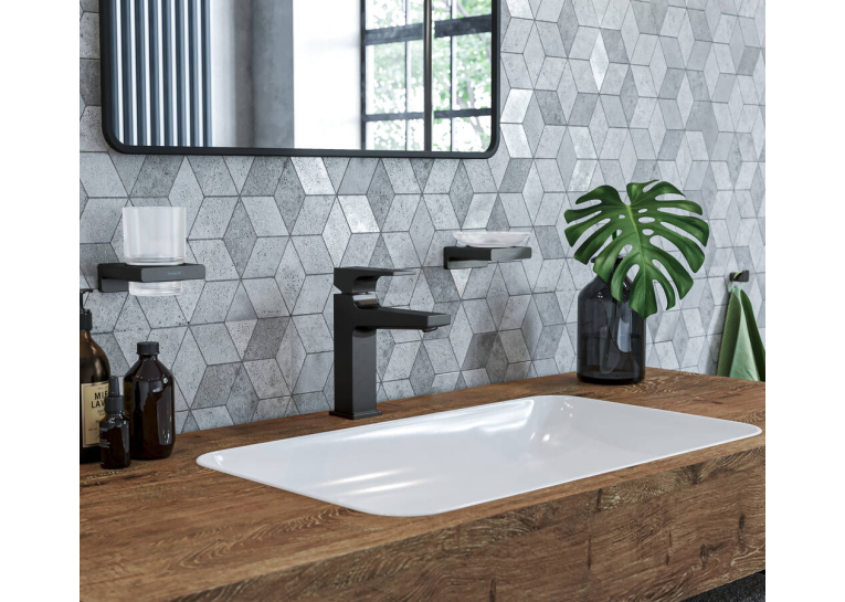 Мыльница Hansgrohe AddStoris 41746340, черный матовый хром (Повреждённая упаковка)