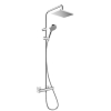 Душова система з термостатом Hansgrohe Vernis Shape Showerpipe 230 1jet EcoSmart 26097000 хром
