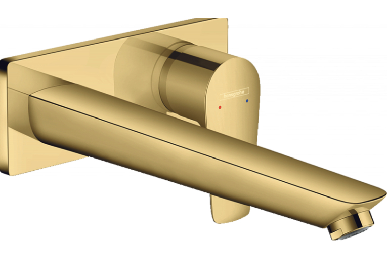 Змішувач для раковини Hansgrohe Talis E настінний Polished Gold Optic 71734990