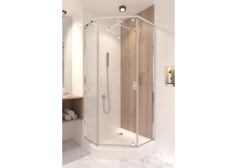  Душова кабіна Qtap SCORPIO CRM10995-AC6, скло 6мм Clear, розпаш., без піддону SCOCRM10995AC6