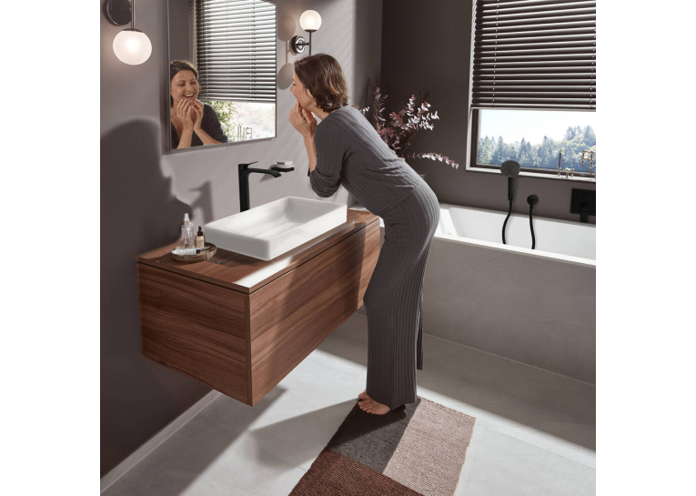 Змішувач Hansgrohe Vivenis для раковини, чорний 75042670
