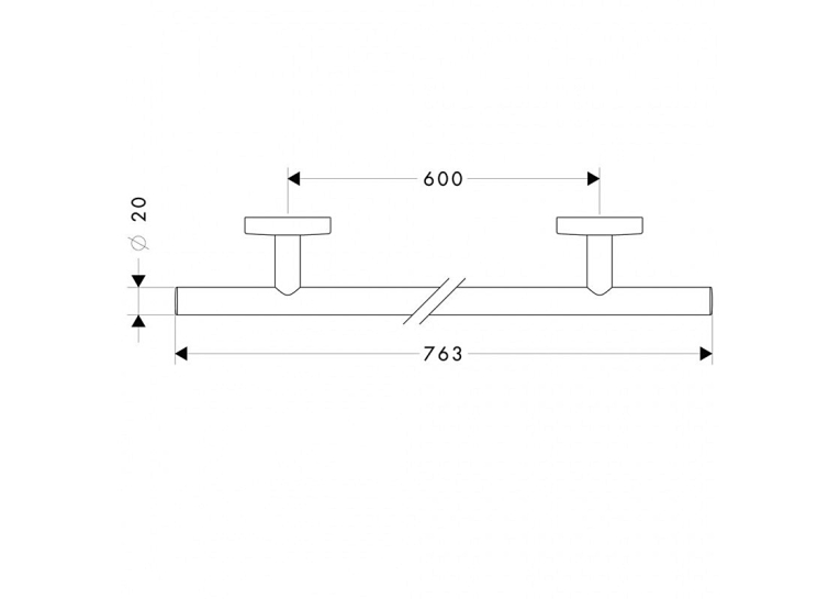 Рушникотримувач Hansgrohe Logis 40516000