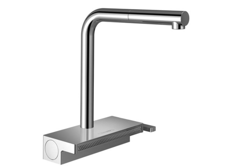 Змішувач для кухні Hansgrohe Aquno Select M81 з висувним душем, хром 73830000