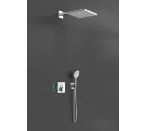 Душовий комплект Hansgrohe Raindance E 300 1jet ShowerSelect Square 6в1 27952000 хром
