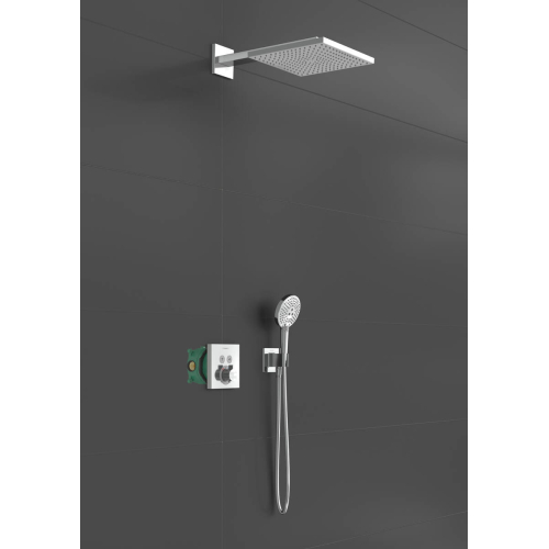Душевой комплект Hansgrohe Raindance E 300 1jet ShowerSelect Square 6в1 27952000 хром