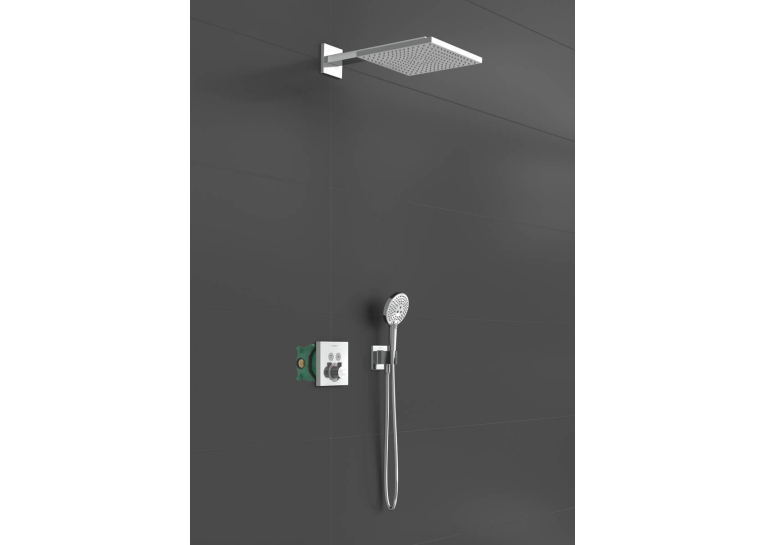 Душовий комплект Hansgrohe Raindance E 300 1jet ShowerSelect Square 6в1 27952000 хром