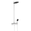 Душевая система Hansgrohe Pulsify Showerpipe 260 2jet EcoSmart с термостатом 24241700 белый матовый