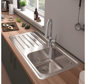 Кухонна мийка Hansgrohe S4111-F400 на стільницю 975х505 із сифоном 43341800
