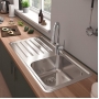 Кухонна мийка Hansgrohe S4111-F400 на стільницю 975х505 із сифоном 43341800