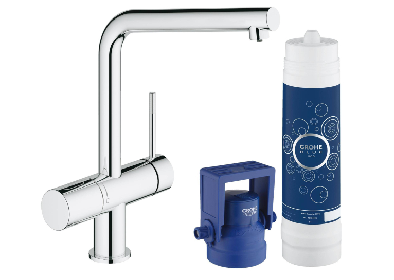 Комплект зі змішувачем для кухні GROHE Blue Minta New Pure 31345002