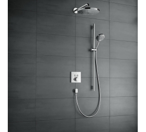 Термостат для душа Hansgrohe ShowerSelect Matt White 15763700