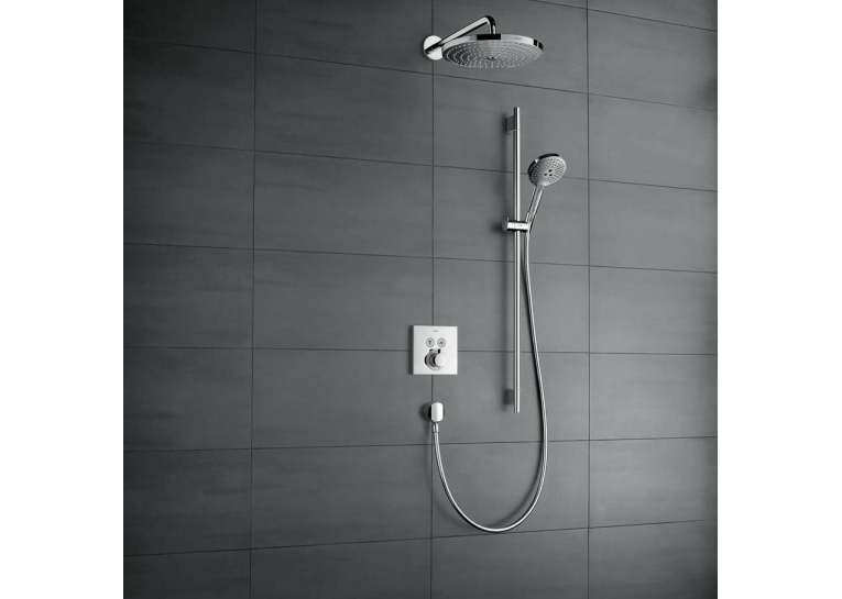 Термостат для душа Hansgrohe ShowerSelect Matt White 15763700