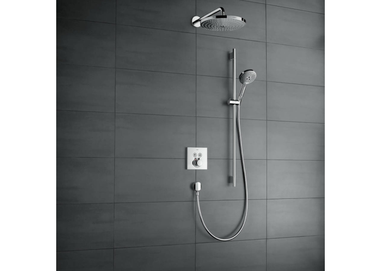 Термостат для душа Hansgrohe ShowerSelect Matt White 15763700