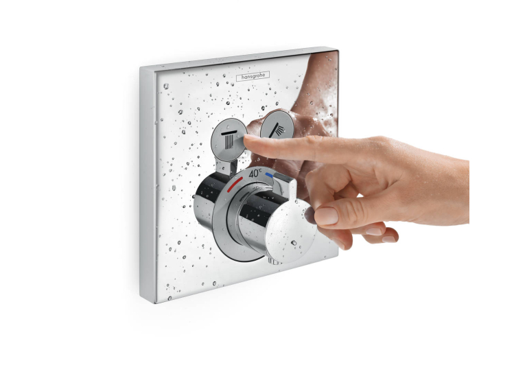 Термостат для душа Hansgrohe ShowerSelect Matt White 15763700