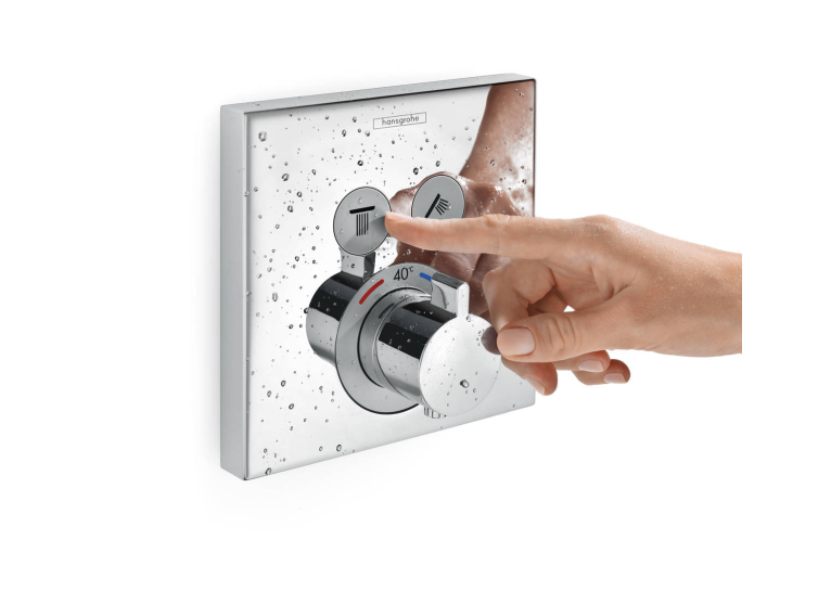 Термостат для душа Hansgrohe ShowerSelect Matt White 15763700