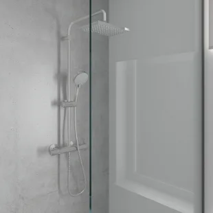 Душевая система Hansgrohe Vernis Shape Showerpipe 230 1jet с термостатом 26286000 хром