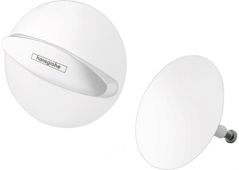 Зовнішня частина сифона для ванни Hansgrohe Flexaplus Matt White 58185700