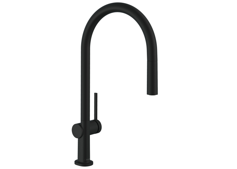 Змішувач Hansgrohe Talis M54 для кухонного миття з висувним душем Sbox Matt Black 72803670