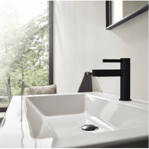 Смеситель Hansgrohe Finoris для раковины, черный матовый 76020670