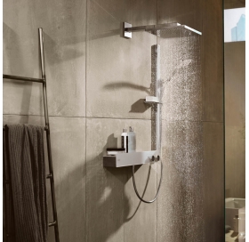 Верхній душ Hansgrohe Raindance E 300 1jet із душовим кронштейном Brushed Bronze 26238140