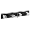 Термостат для ванни Hansgrohe RainSelect із 2 споживачами Chrome/Black 15359600