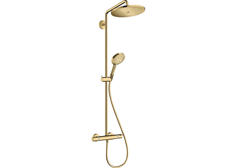 Душова система з термостатом Hansgrohe Croma Select S Showerpipe 280 1jet золото 26890990