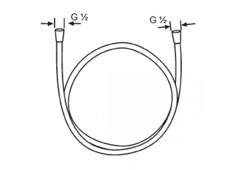 Шланг для душа Hansgrohe Sensoflex 1,6 м 28136000