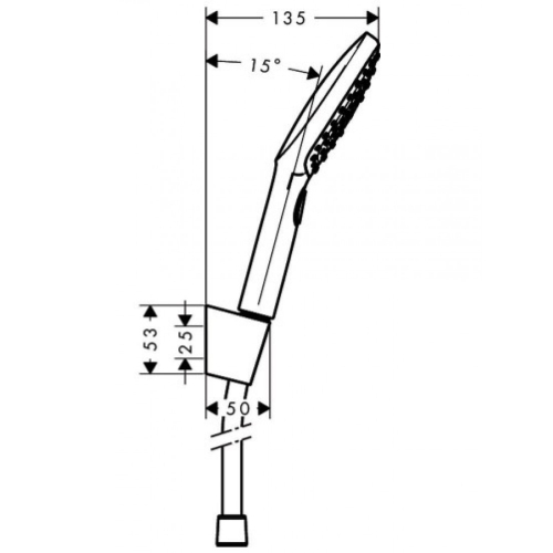Душевой набор Hansgrohe Raindance Select E, 26720000