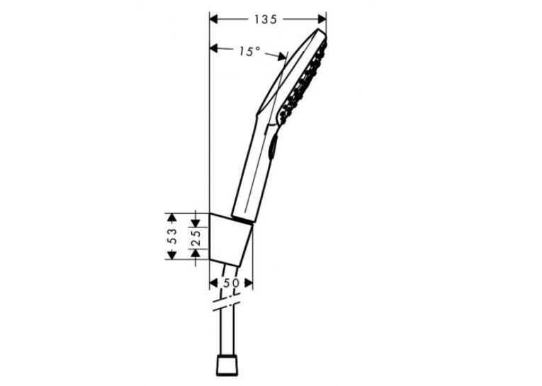 Душевой набор Hansgrohe Raindance Select E 120, 26720400