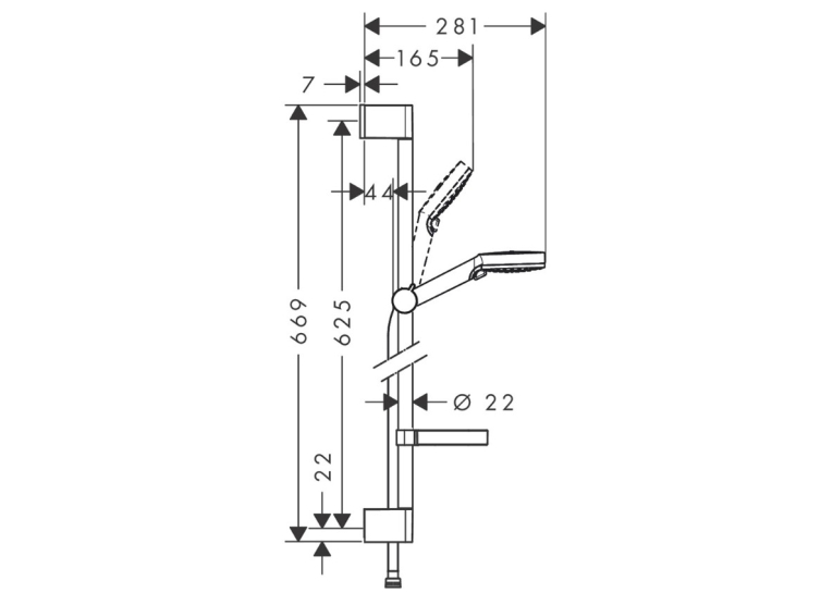 Душовий набір Hansgrohe Crometta Vario 26553400