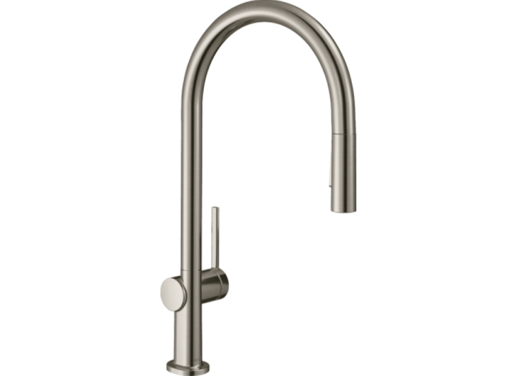 Смеситель Hansgrohe Talis M54 для кухонной мойки с выдвижным душем, под сталь 72800800