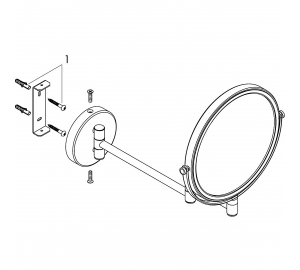 Косметическое зеркало Hansgrohe Logis Universal 73561000