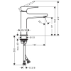Смеситель для раковины Hansgrohe Metropol Polished Gold Optic 32507990