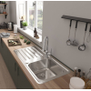 Кухонная мойка Hansgrohe S4113-F400 на столешницу 975х505 с сифоном automatic 43338800