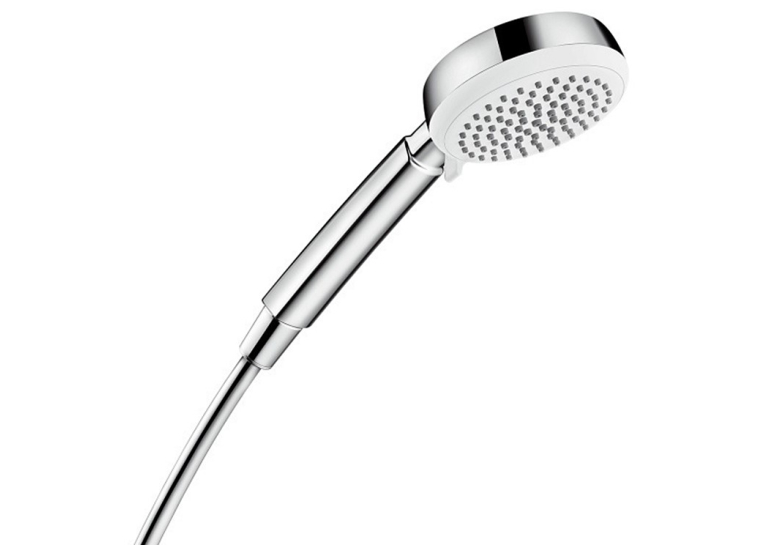 Ручной душ Hansgrohe Crometta 100 1jet EcoSmart белый/хром 26828400