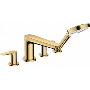 Смеситель для ванны Hansgrohe Talis E на 4 отверстия Polished Gold Optic 71748990