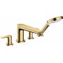 Смеситель для ванны Hansgrohe Talis E на 4 отверстия Polished Gold Optic 71748990