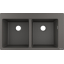 Кухонне миття Hansgrohe S510-F770 770х510 дві чаші 370/370 Stonegrey 43316290