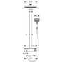 Термостатическая душевая система Hansgrohe Raindance Select E 300 2jet Showerpipe, 27126400