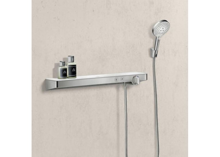 Термостат для душа Hansgrohe ShowerTablet Select 700, белый/хром 13184400