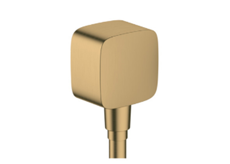 Шлангове підключення Hansgrohe FixFit E зі зворотним клапаном Brushed Bronze 26457140