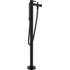 Смеситель Hansgrohe Finoris для ванны напольный, черный матовый 76445670