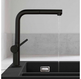 Змішувач Hansgrohe Talis M54 для кухонного миття з висувним душем Black Matt 72809670