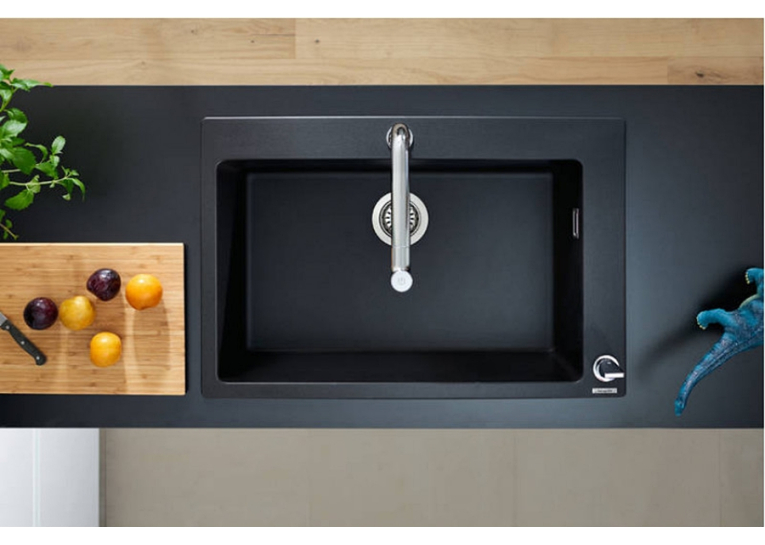 Кухонна мийка Hansgrohe S510-F660 77х51 Graphite Black 43313170
