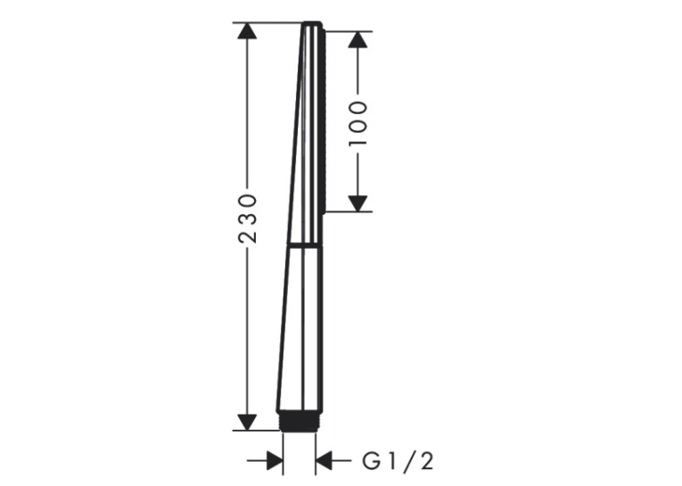 Ручний душ Hansgrohe Rainfinity 26866140