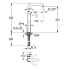 Смеситель для раковины Grohe Essence New 32901GN1 Золото матовое