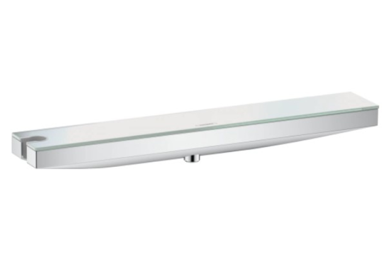 Шланговое подсоединение Hansgrohe Porter 500 Rainfinity с держателем для душа и полкой для душа 26843000