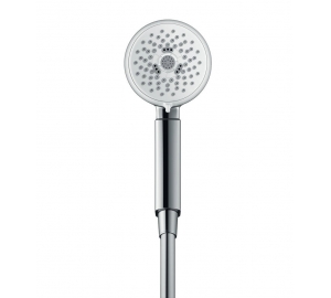 Ручной душ Hansgrohe Crometta 100 Multi EcoSmart белый/хром 26826400