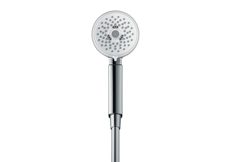 Ручний душ Hansgrohe Crometta 100 Multi EcoSmart білий/хром 26826400