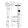 Душова система Hansgrohe Rainfinity Showerpipe 360 1jet 26842700